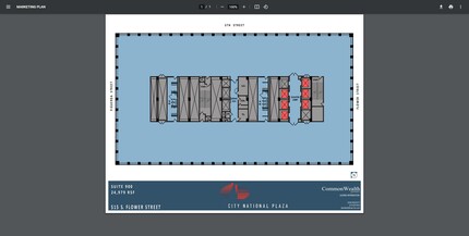 515 S Flower St, Los Angeles, CA for lease Floor Plan- Image 1 of 1