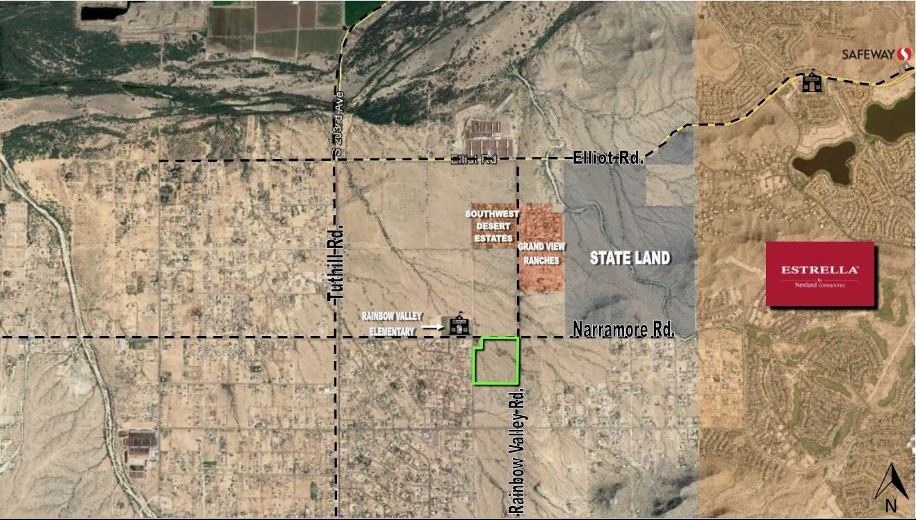 SWC Rainbow Valley Road & Narramore Rd, Buckeye, AZ for sale Primary Photo- Image 1 of 1