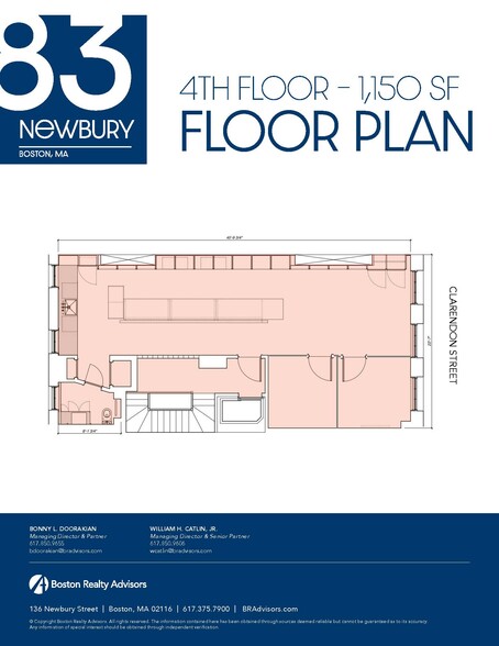 83 Newbury St, Boston, MA for lease - Floor Plan - Image 2 of 3