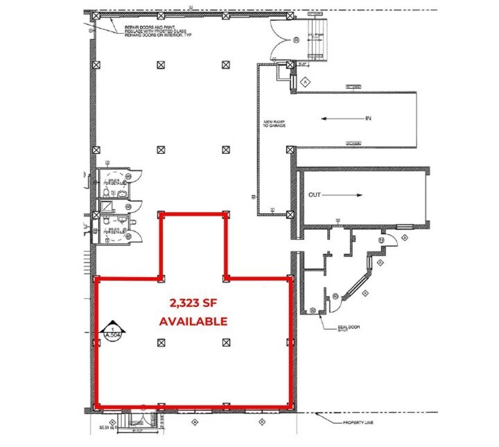 1710 E Broad St, Richmond, VA for lease Floor Plan- Image 1 of 4