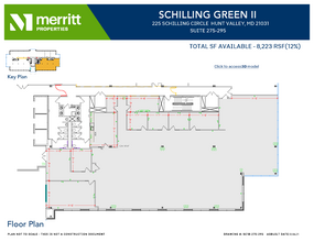 215 Schilling Cir, Hunt Valley, MD for lease Floor Plan- Image 1 of 2