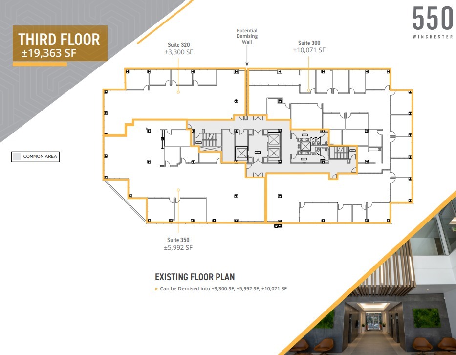 550 S Winchester Blvd, San Jose, CA for lease Floor Plan- Image 1 of 1