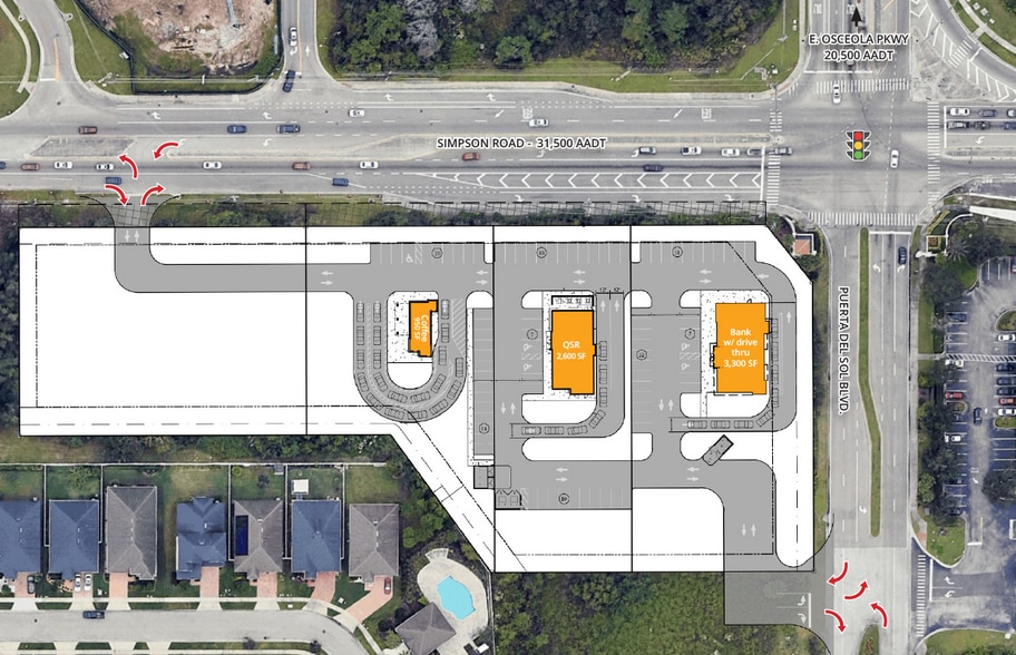 Simpson Rd & E Osceola Pky, Kissimmee, FL for lease - Site Plan - Image 2 of 3
