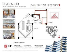 100 NE 3rd Ave, Fort Lauderdale, FL for lease Floor Plan- Image 1 of 1
