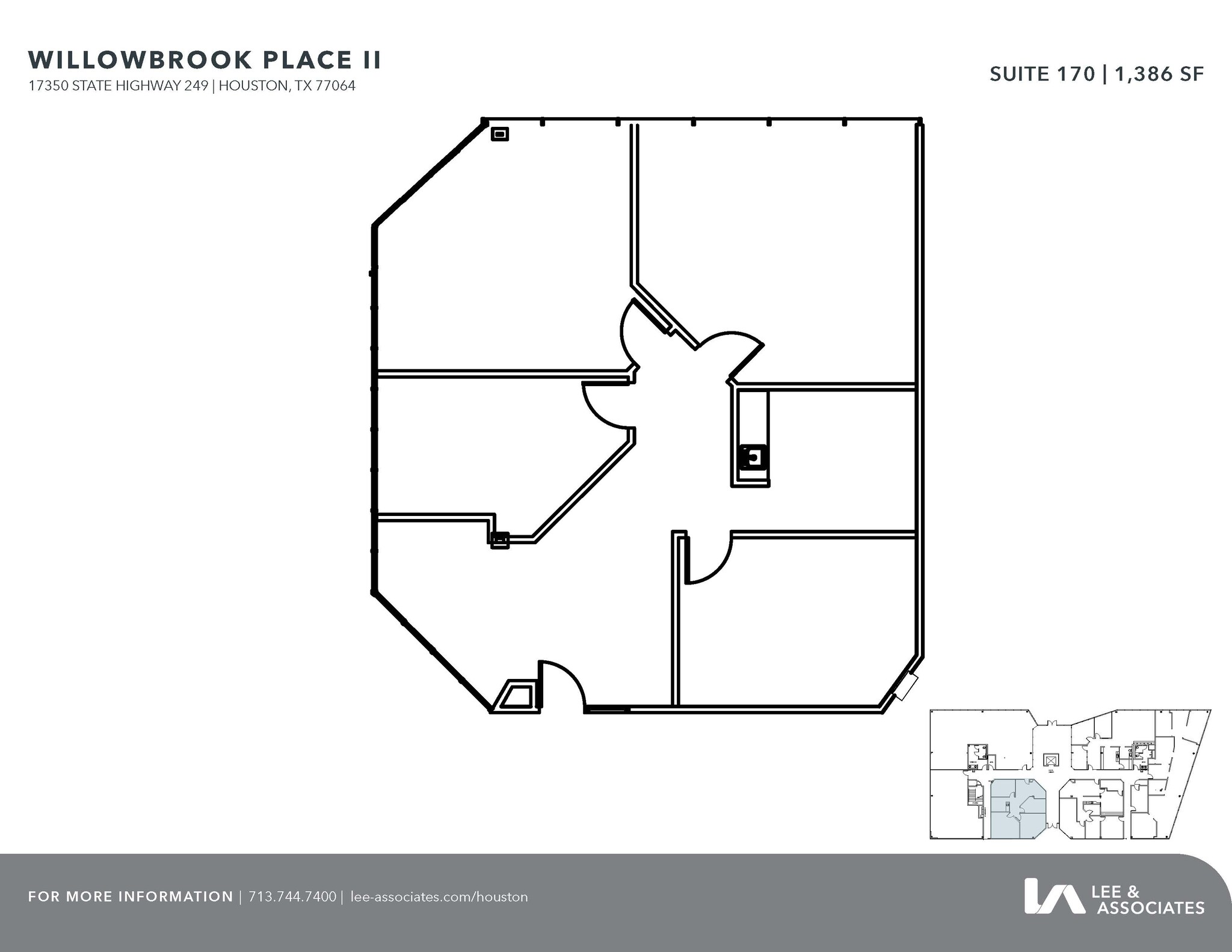 17314 State Highway 249, Houston, TX for lease Floor Plan- Image 1 of 1