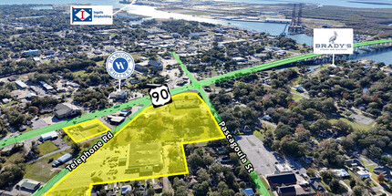 3708 Pascagoula Street, Pascagoula, MS - aerial  map view