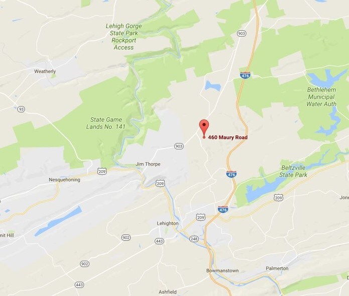 460 Maury Rd, Jim Thorpe, PA for sale - Primary Photo - Image 1 of 1