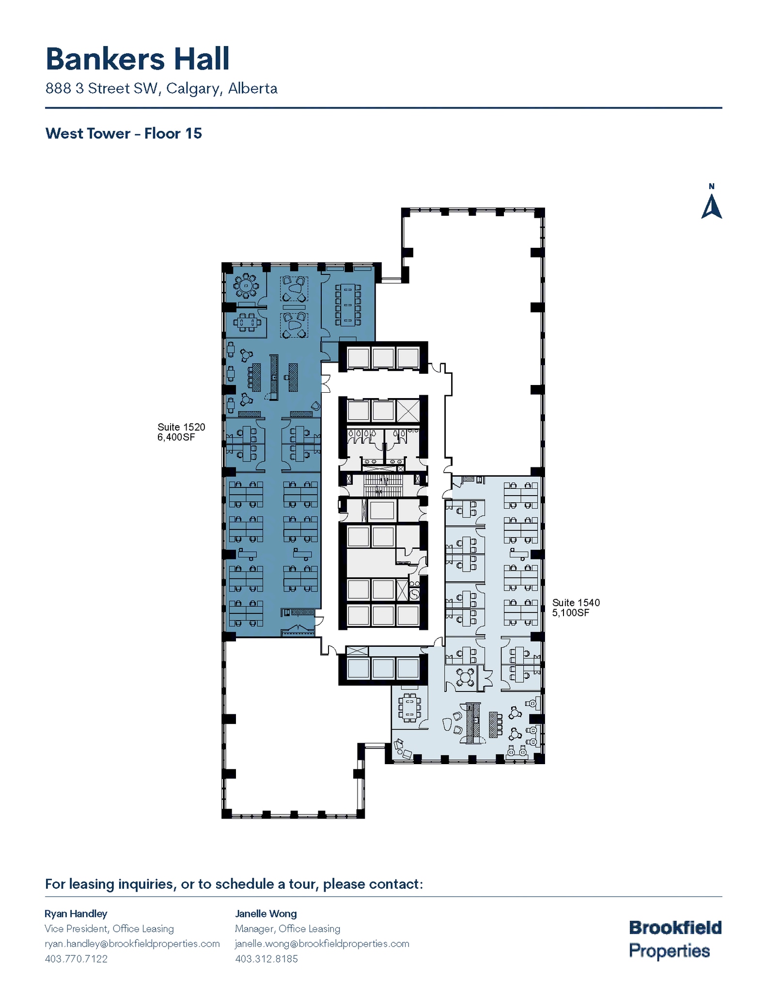888 3rd St SW, Calgary, AB for lease Floor Plan- Image 1 of 1