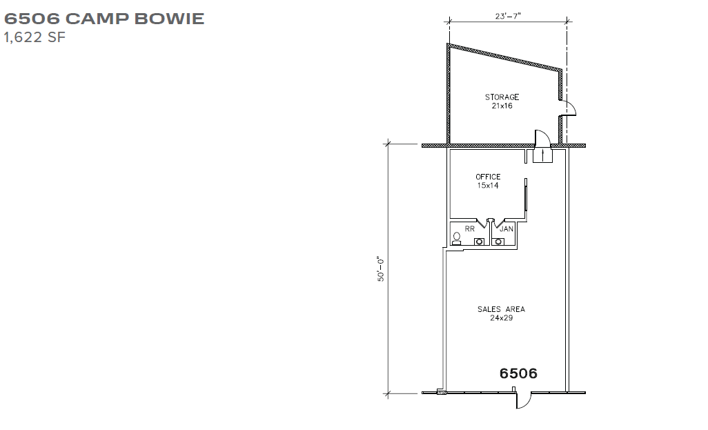 6500 Camp Bowie Blvd, Fort Worth, TX for lease Building Photo- Image 1 of 1