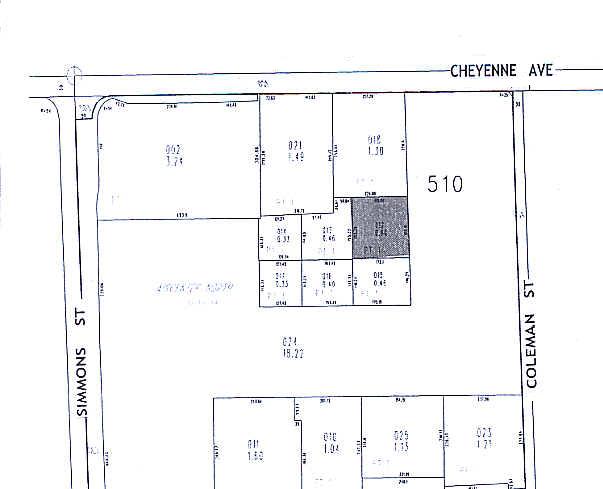 2545 W Cheyenne Ave, North Las Vegas, NV for sale - Plat Map - Image 1 of 1