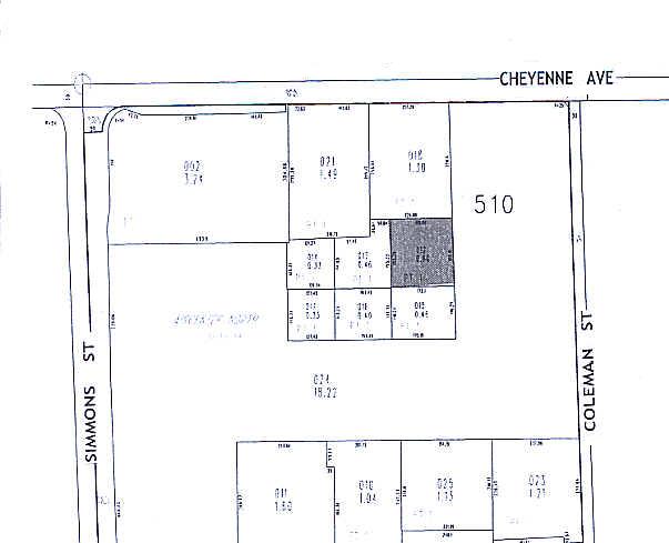 2545 W Cheyenne Ave, North Las Vegas, NV for lease - Plat Map - Image 2 of 3
