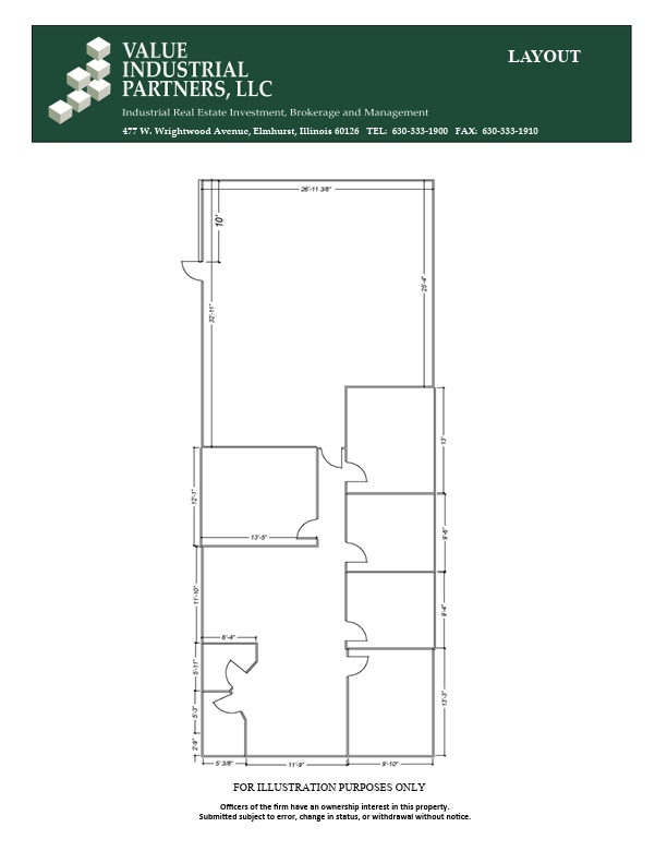 5410 Newport Dr, Rolling Meadows, IL for lease Floor Plan- Image 1 of 1