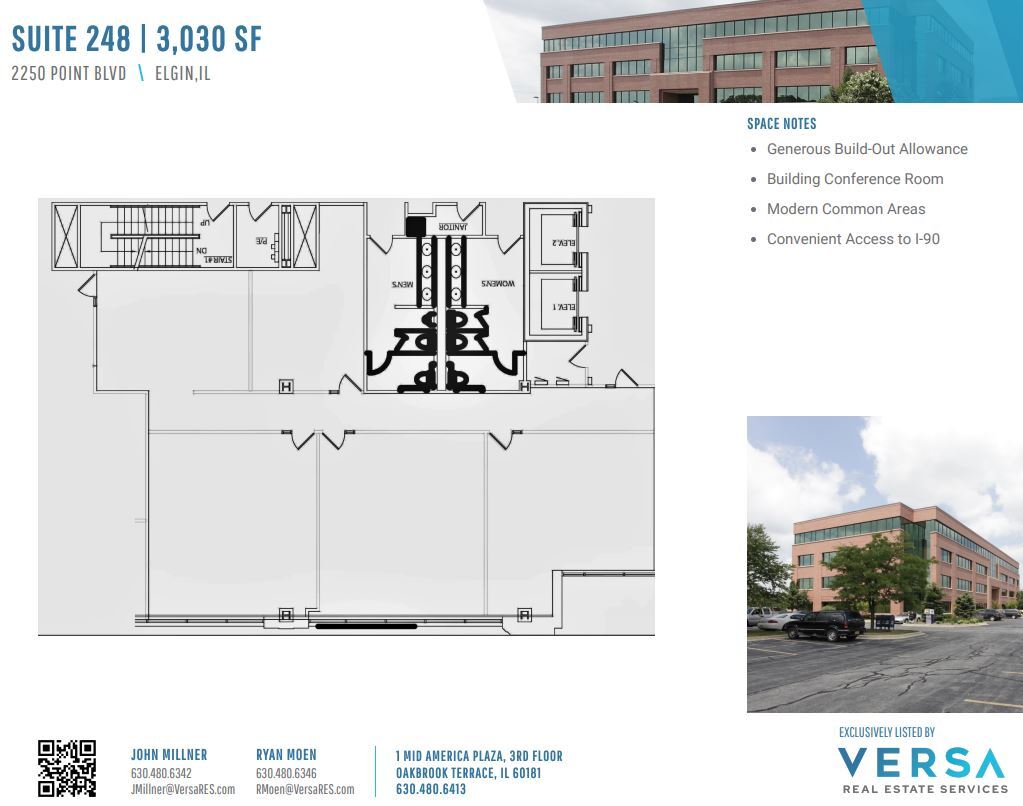 2250 Point Blvd, Elgin, IL for lease Floor Plan- Image 1 of 2