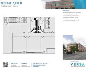 2250 Point Blvd, Elgin, IL for lease Floor Plan- Image 1 of 2