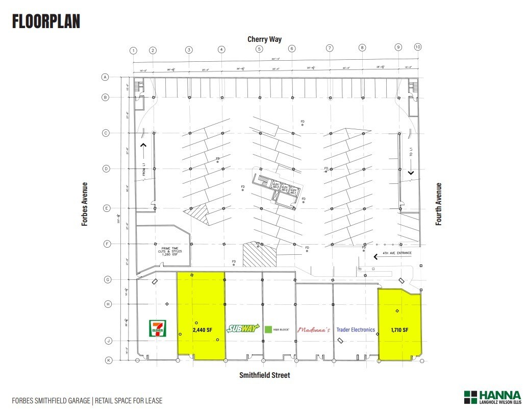 400-416 Smithfield St, Pittsburgh, PA for lease Floor Plan- Image 1 of 1