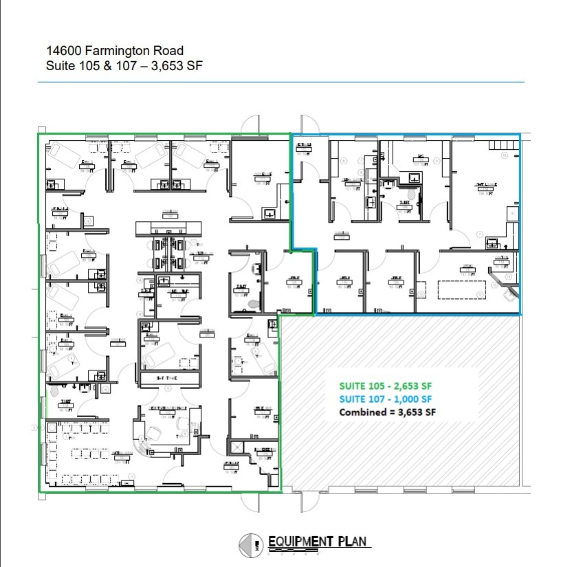 14700 Farmington Rd, Livonia, MI for lease Floor Plan- Image 1 of 1