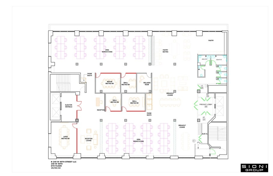 240 W 40th St, New York, NY for lease - Site Plan - Image 2 of 11
