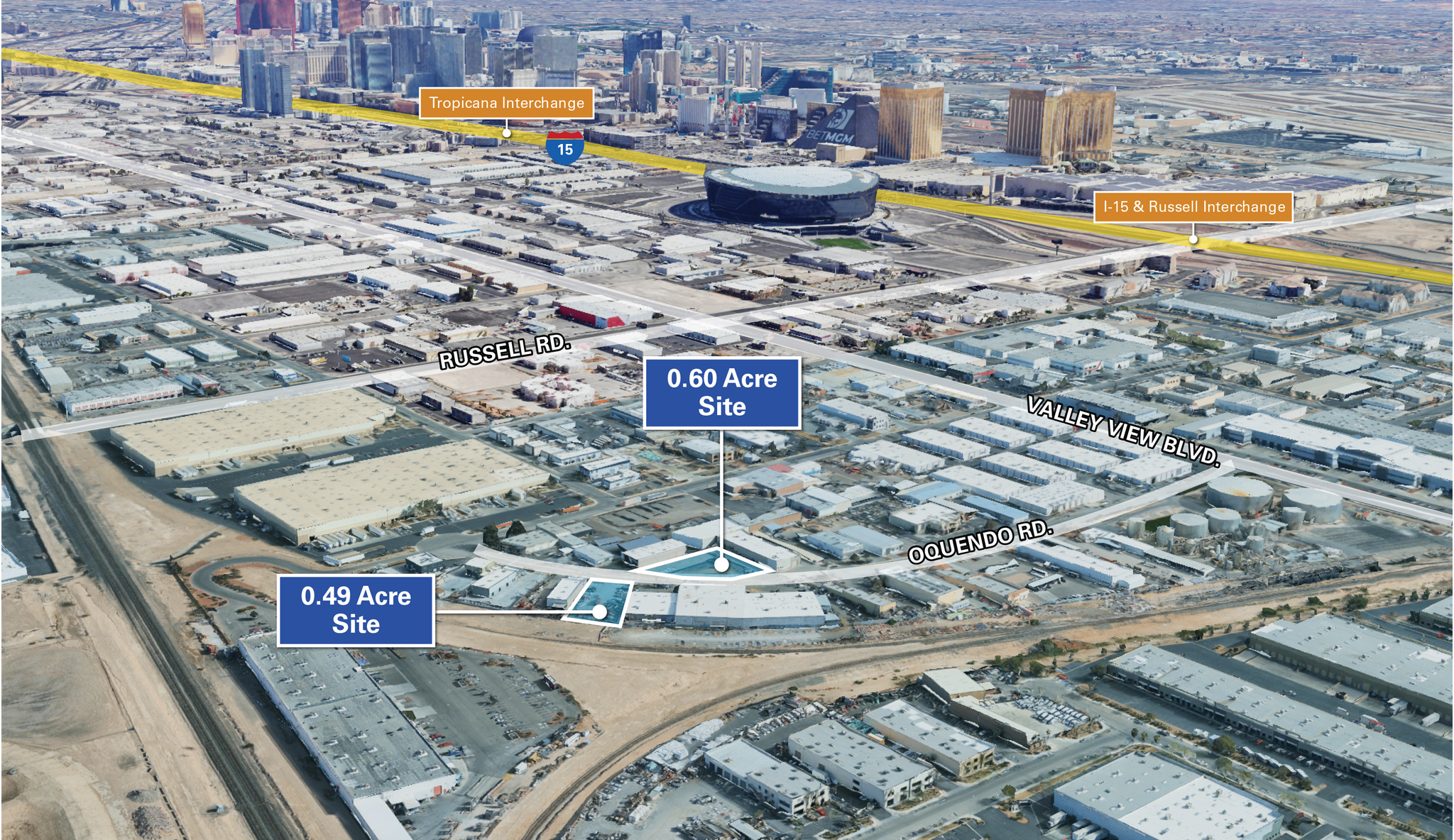 4211 Oquendo Road, Las Vegas, NV for sale Aerial- Image 1 of 3