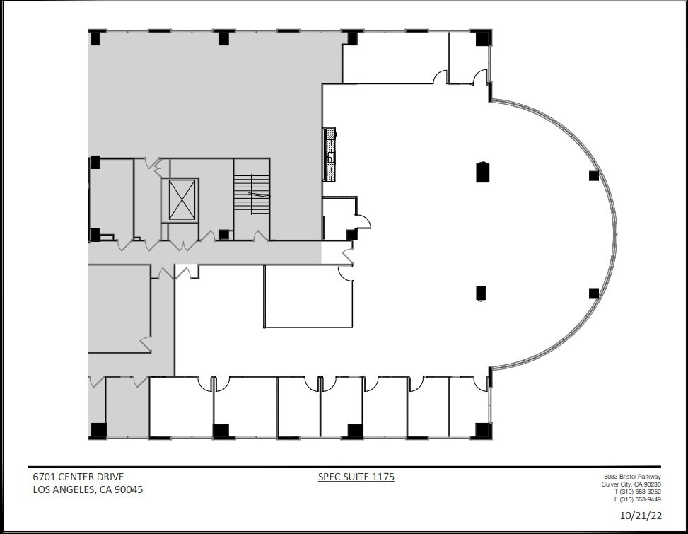 6100 Center Dr, Los Angeles, CA for lease Floor Plan- Image 1 of 2