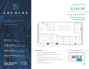 450 E Las Olas Blvd, Fort Lauderdale, FL for lease Floor Plan- Image 1 of 1