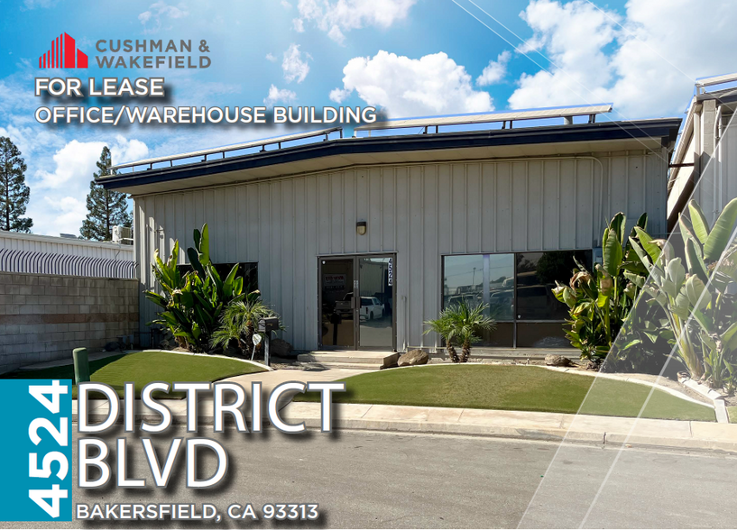 4516-4524 District Blvd, Bakersfield, CA for lease - Building Photo - Image 1 of 4