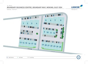 Boundary Rd, Woking for lease Site Plan- Image 1 of 3