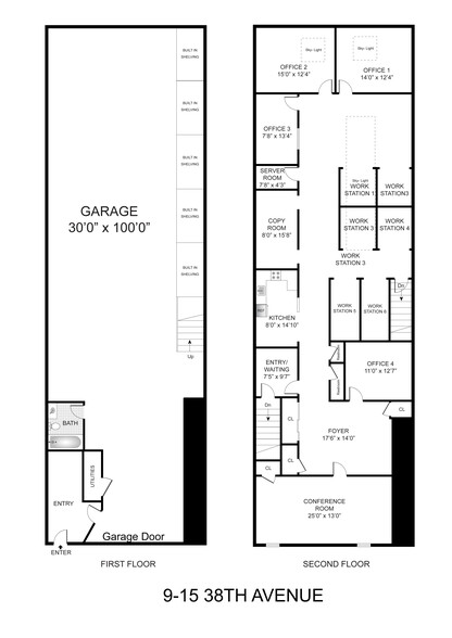 9-15 38th Ave, Long Island City, NY for sale - Floor Plan - Image 2 of 16