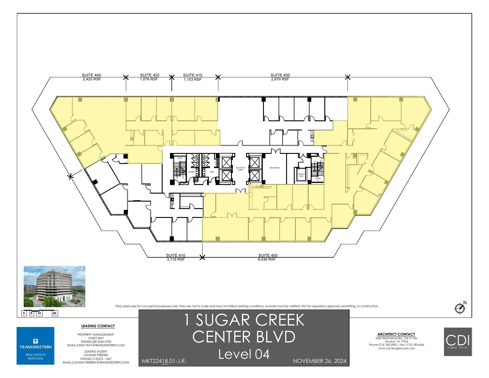 1 Sugar Creek Center Blvd, Sugar Land, TX for lease Floor Plan- Image 1 of 1