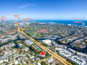 401 N Federal Hwy, Deerfield Beach, FL - AERIAL map view