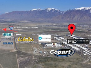 1492 W K Ave, Tooele, UT - Aerial  map view