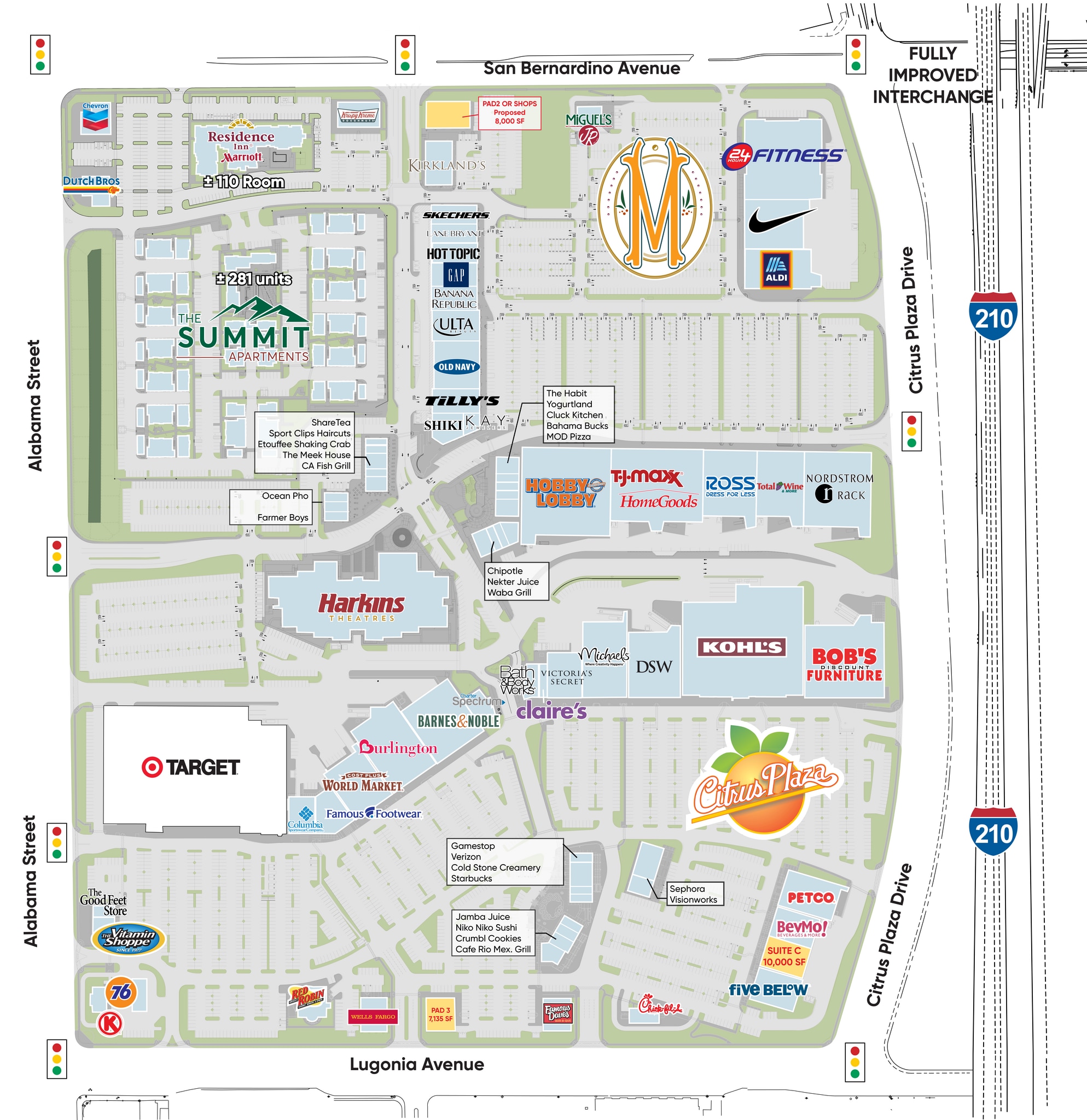 27651 San Bernardino Ave, Redlands, CA for lease Site Plan- Image 1 of 1