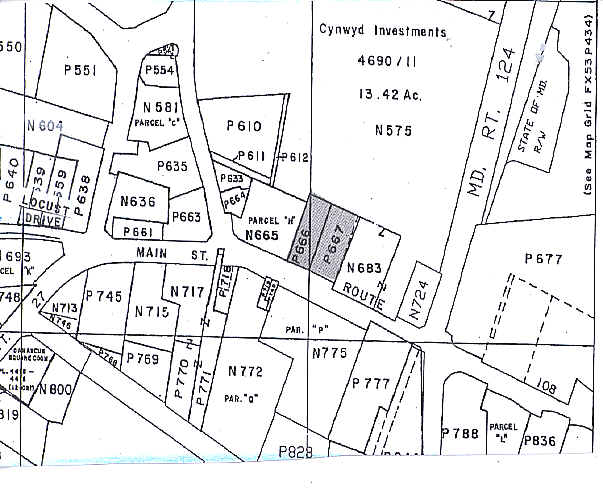 9859-9867 Main St, Damascus, MD for sale - Plat Map - Image 2 of 13