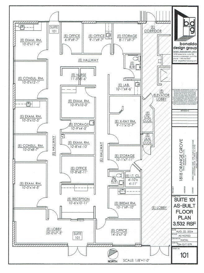 1818 N Orange Grove Ave, Pomona, CA for lease Floor Plan- Image 1 of 2