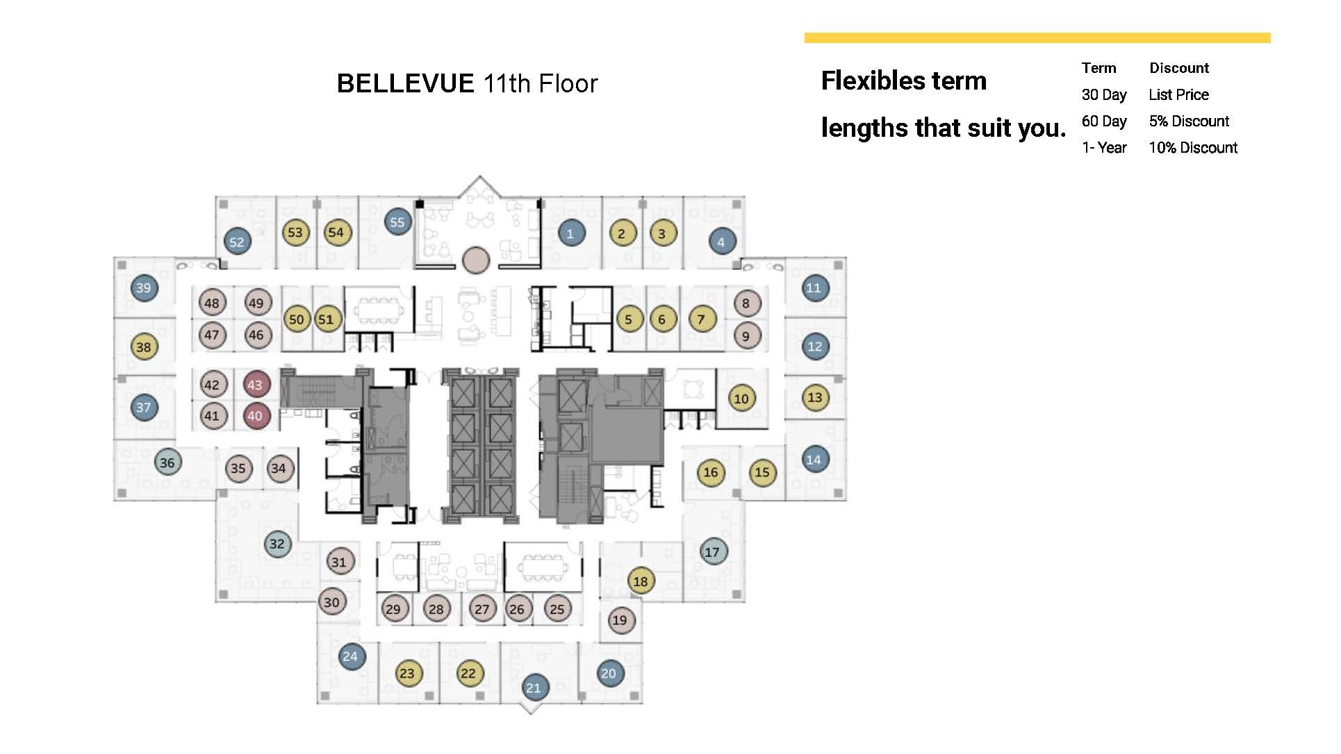 500 108th Ave NE, Bellevue, WA for lease Floor Plan- Image 1 of 5