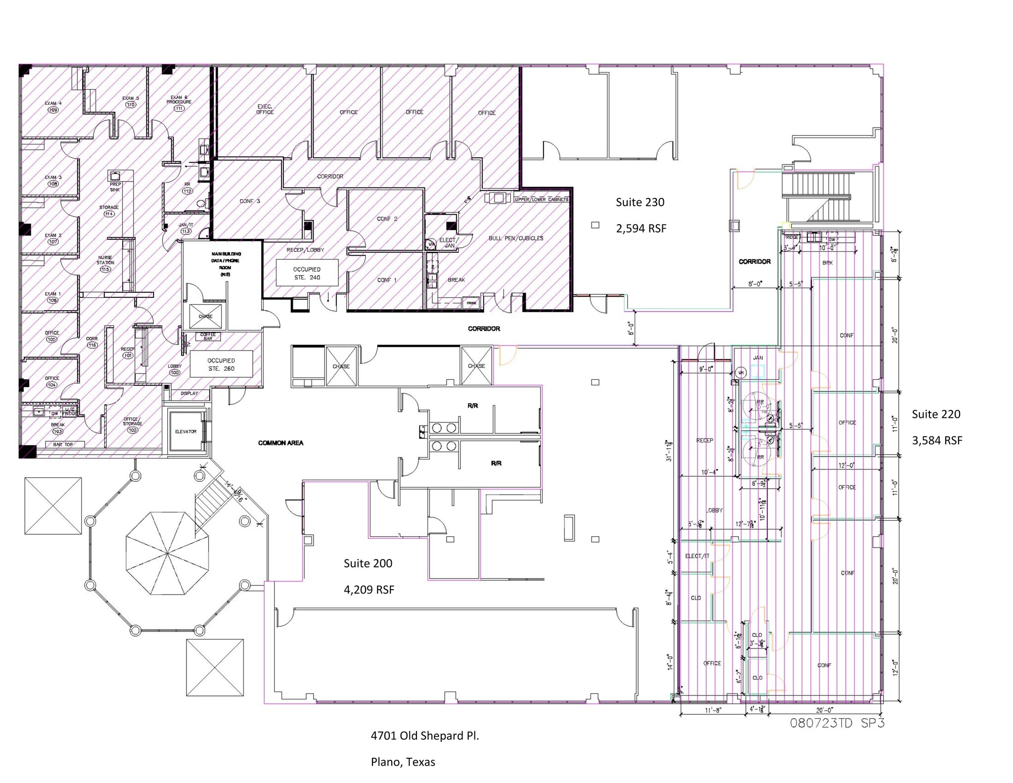 4701 Old Shepard Pl, Plano, TX for lease Site Plan- Image 1 of 1