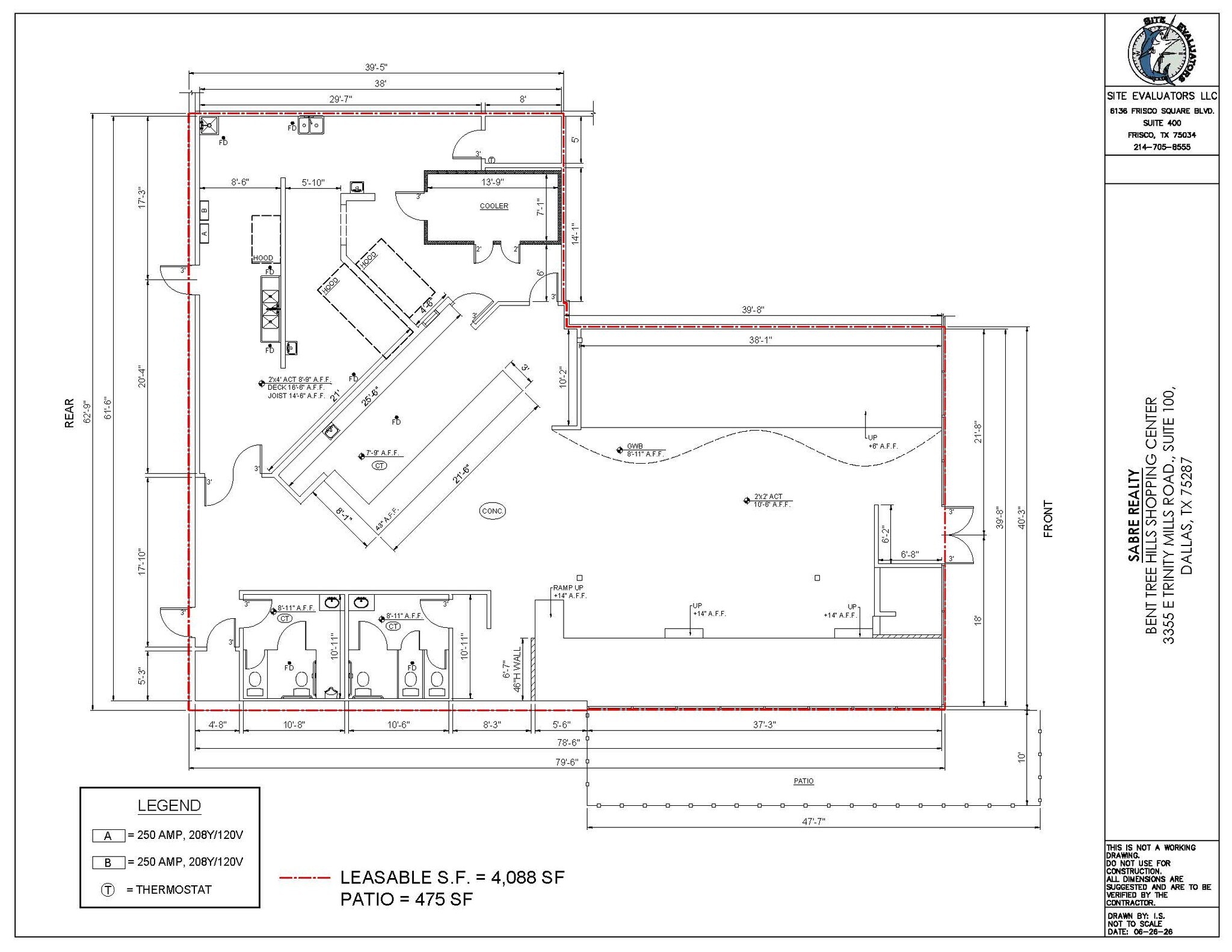 3315-3427 E Trinity Mills Rd, Dallas, TX for lease Floor Plan- Image 1 of 1