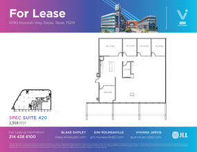 3030 Nowitzki Way, Dallas, TX for lease Floor Plan- Image 1 of 16