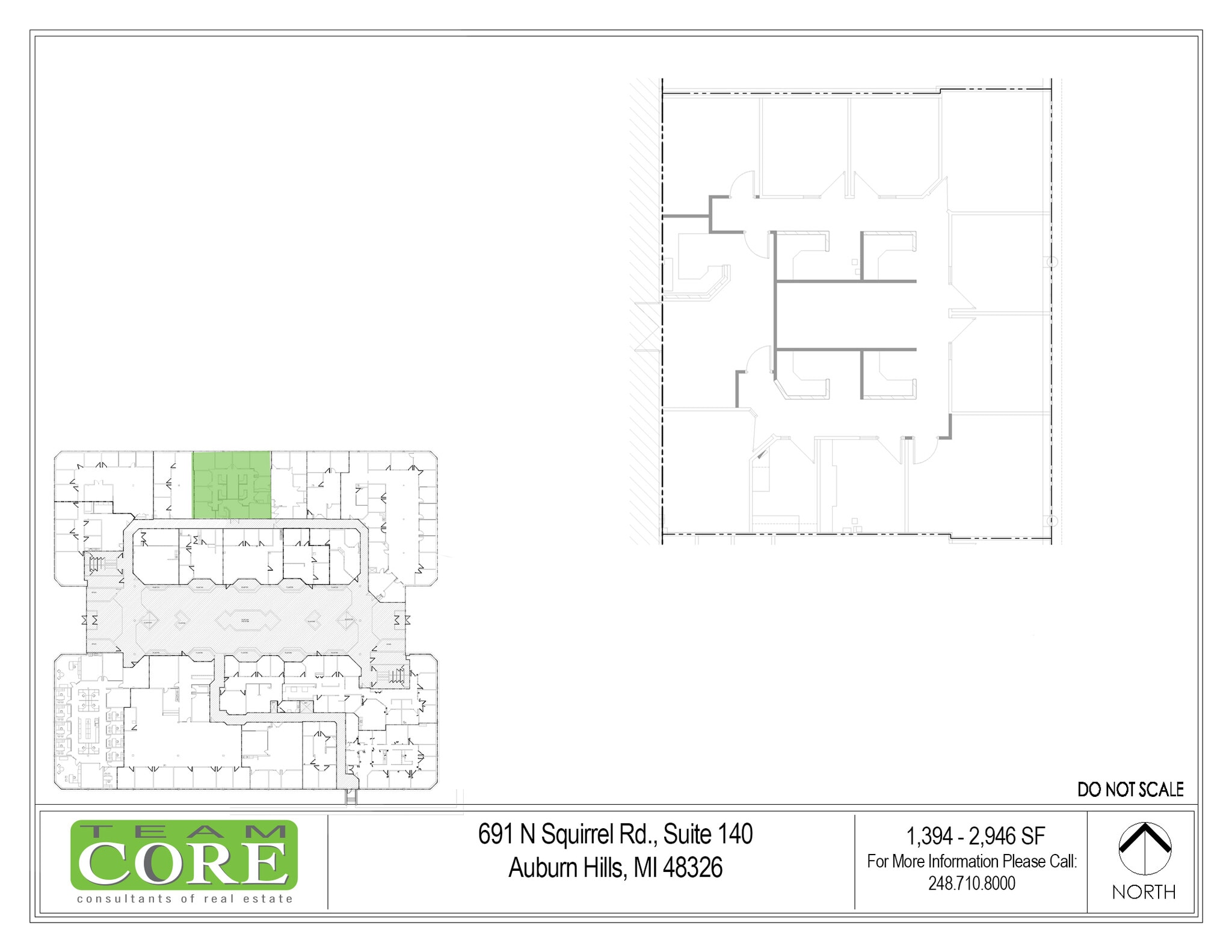 691 N Squirrel Rd, Auburn Hills, MI for lease Floor Plan- Image 1 of 1