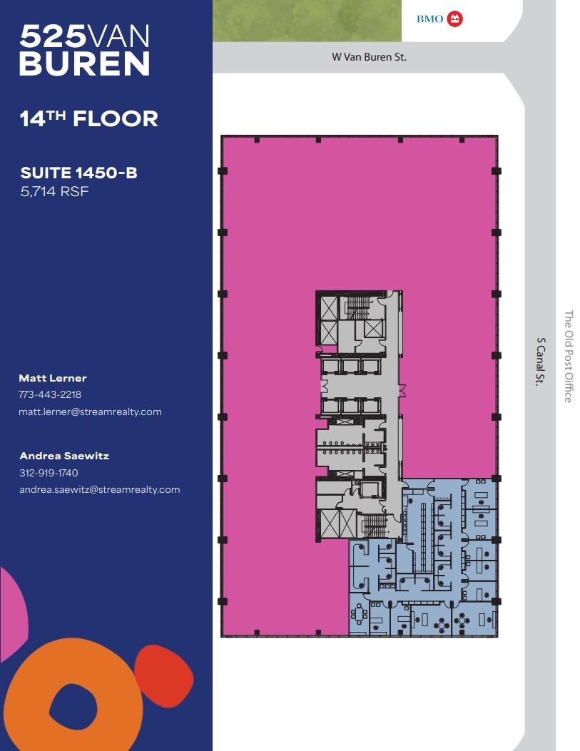 525 W Van Buren St, Chicago, IL for lease Floor Plan- Image 1 of 1