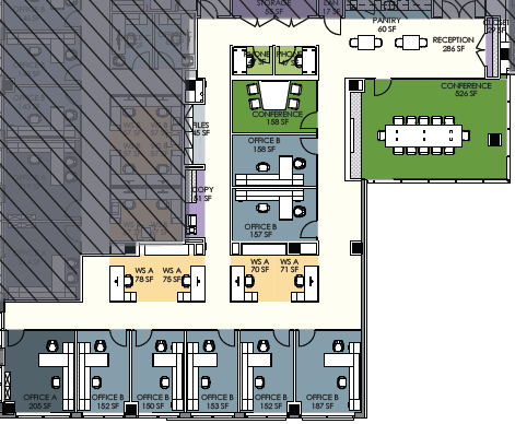 2100 L St NW, Washington, DC for lease Floor Plan- Image 1 of 1