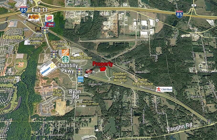 Chantilly Pkwy Place, Pike Road, AL for sale - Aerial - Image 2 of 4