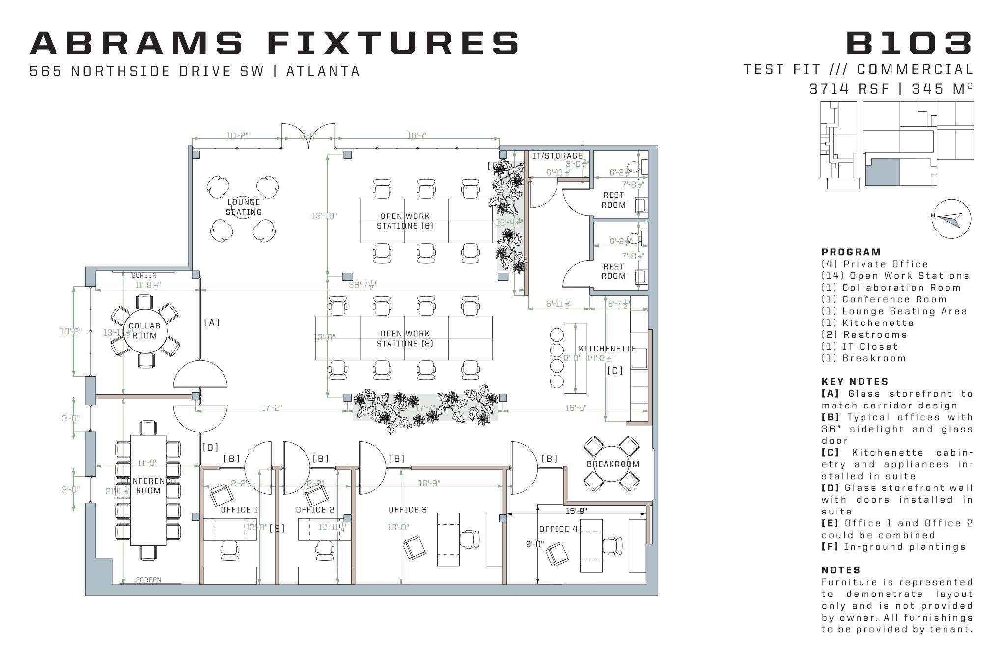 565 Northside Dr, Atlanta, GA for lease Floor Plan- Image 1 of 5