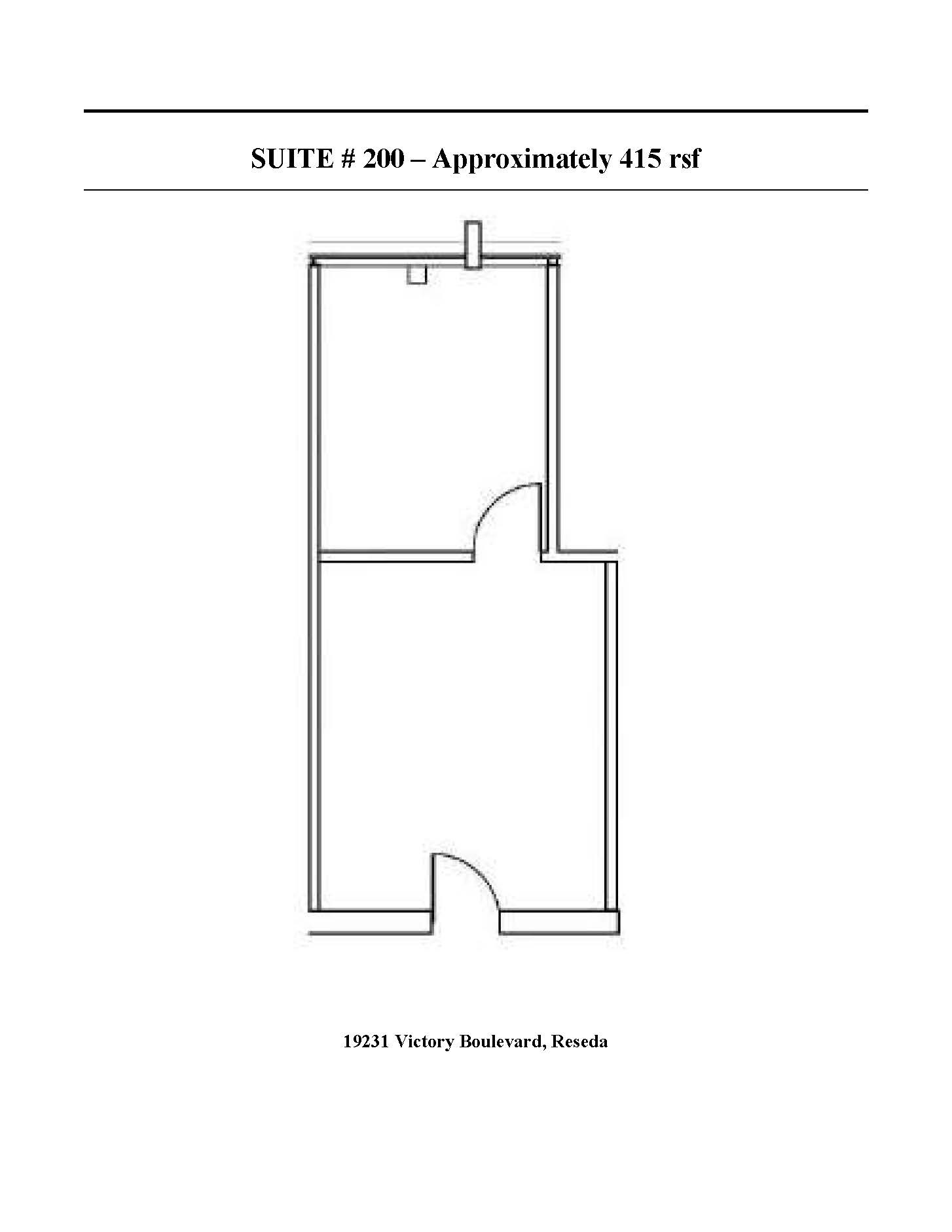 19231 Victory Blvd, Reseda, CA for lease Floor Plan- Image 1 of 1