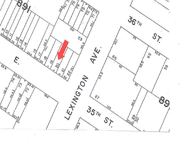 133 E 35th St, New York, NY for sale - Plat Map - Image 2 of 30