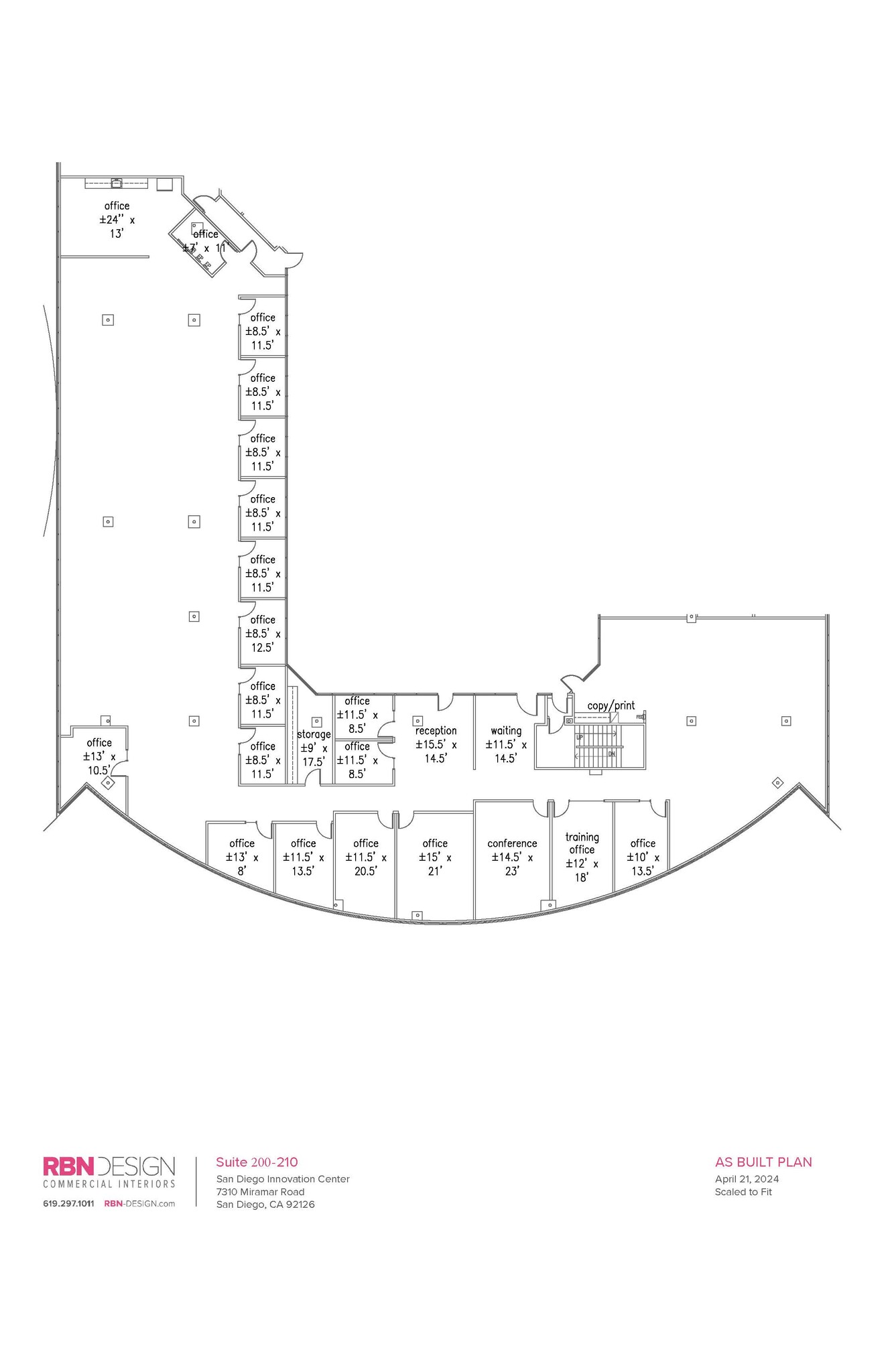 7310 Miramar Rd, San Diego, CA for lease Floor Plan- Image 1 of 1