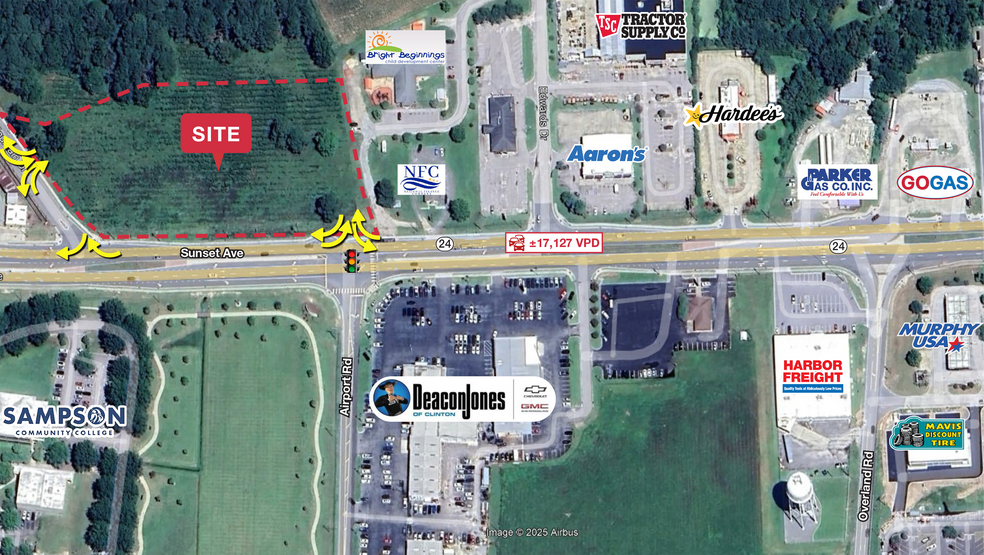 Sunset Ave, Clinton, NC for lease - Building Photo - Image 3 of 4