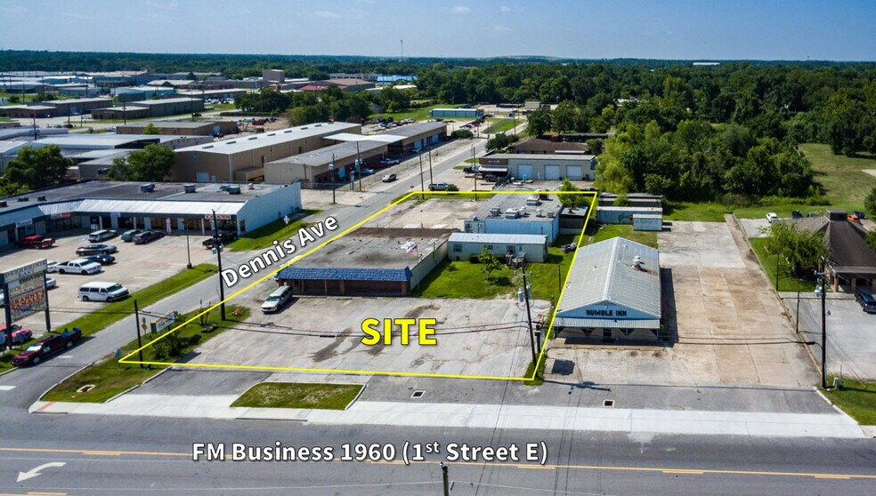 1418 E 1st St, Humble, TX for sale - Aerial - Image 1 of 1