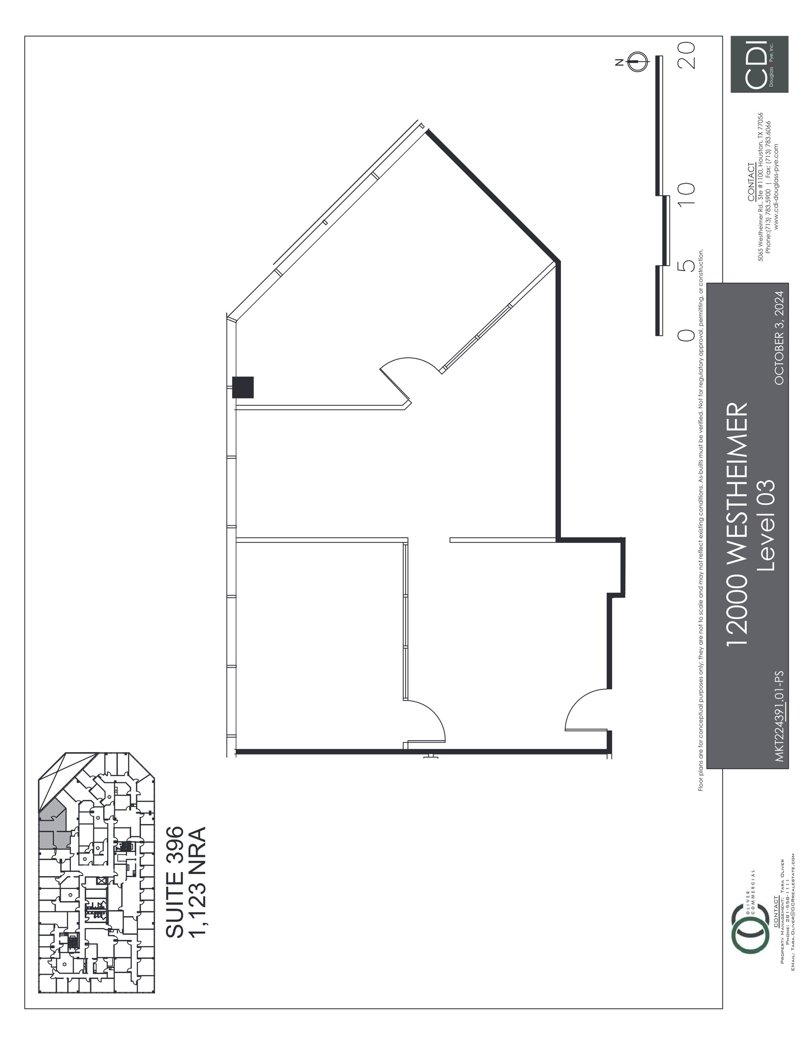 12000 Westheimer Rd, Houston, TX for lease Site Plan- Image 1 of 1