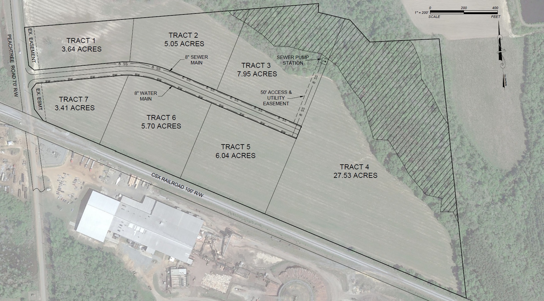 Peachtree Rd, Fitzgerald, GA for sale Site Plan- Image 1 of 4