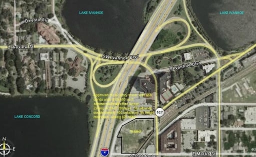 1000 N Orange Ave, Orlando, FL for sale - Aerial - Image 2 of 7